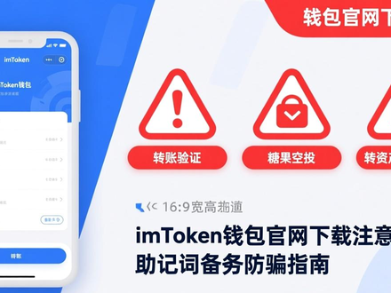 imToken钱包官网下载注意事项 助记词备份防骗指南