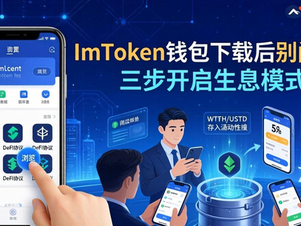 imToken钱包下载后别闲置！三步开启生息模式