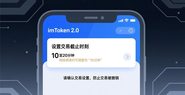 imToken 2.0交易条件设置_滑点设置与交易截止时刻调整_如何通过imToken官网下载2.0国际版设定交易条件？