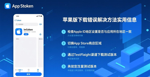 ios下载出错怎么回事_ios下载错误_常见问题:如何解决imtoken苹果版下载错误?